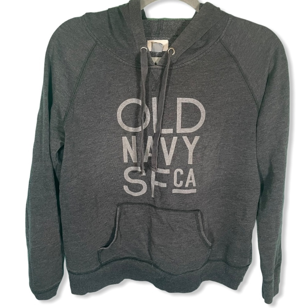 "Old Navy SF CA " Gray Hoodie Size M